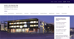 Desktop Screenshot of konservatorio.fi